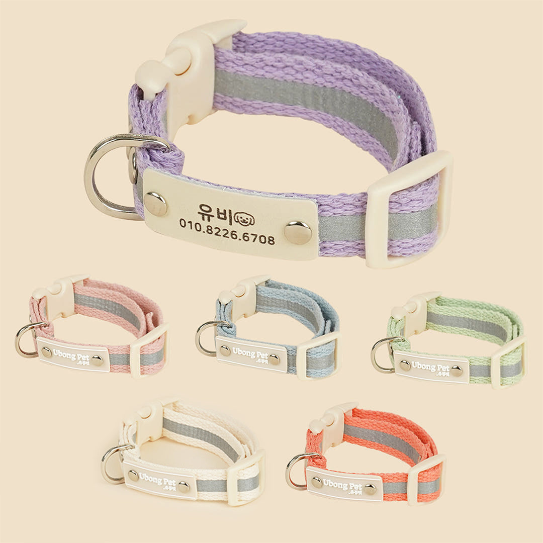 Reflective Night Puppy Collar (B)