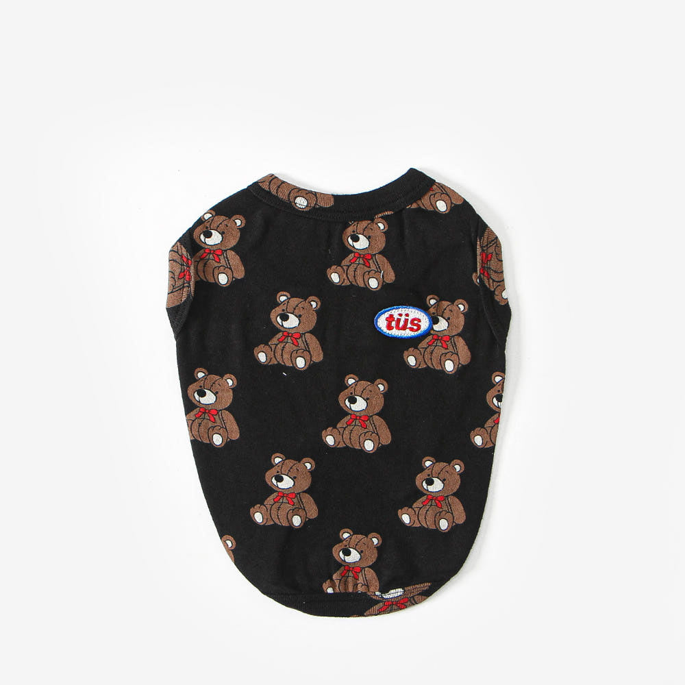 Teddy Bear Puppy Sleeveless T-Shirt (B)