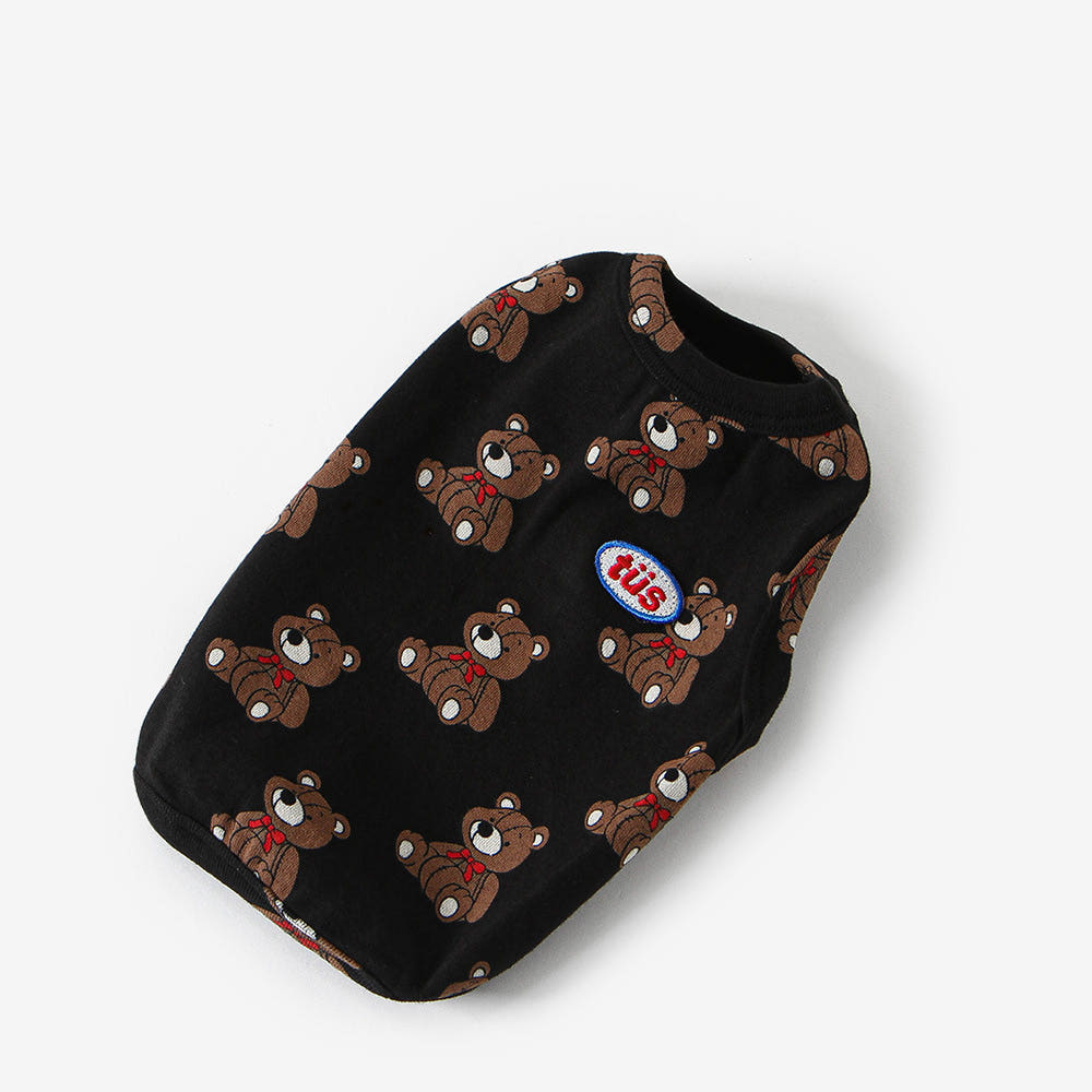 Teddy Bear Puppy Sleeveless T-Shirt (B)