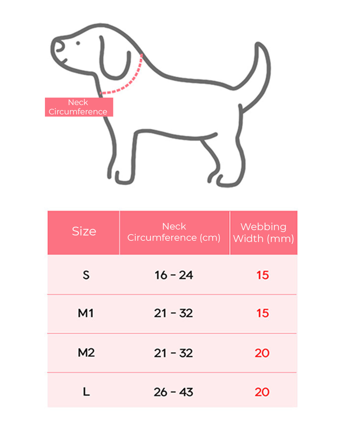 Ultra Lightweight Pure Cotton Puppy Collar (B)