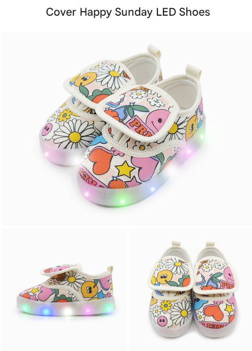 (Preorder) Toddler & Kids LED Shoes (Series I) Large Sizes