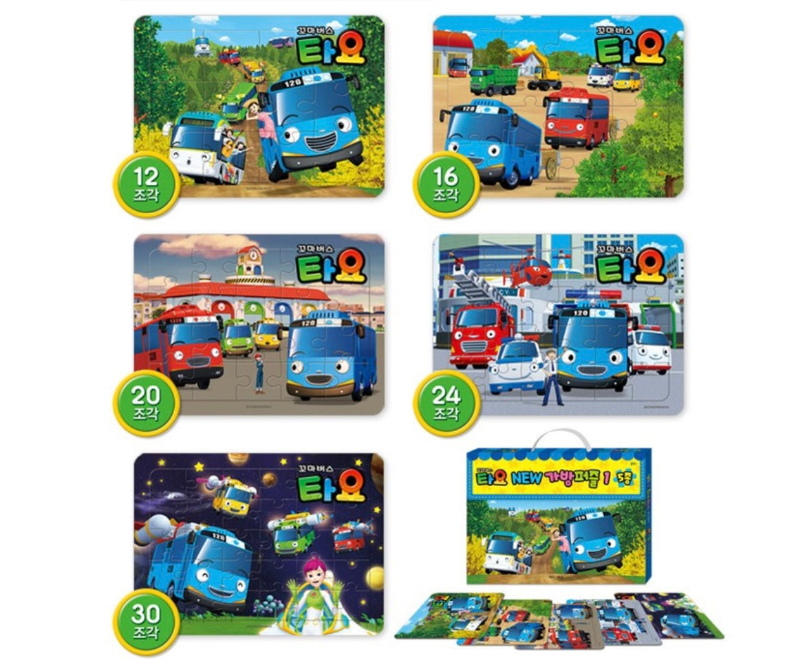 (Preorder) Tayo & Friends Puzzle Bag V1