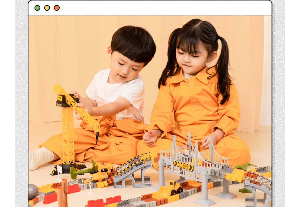 (Preorder) Heavy Vehicles Park 201 Pcs