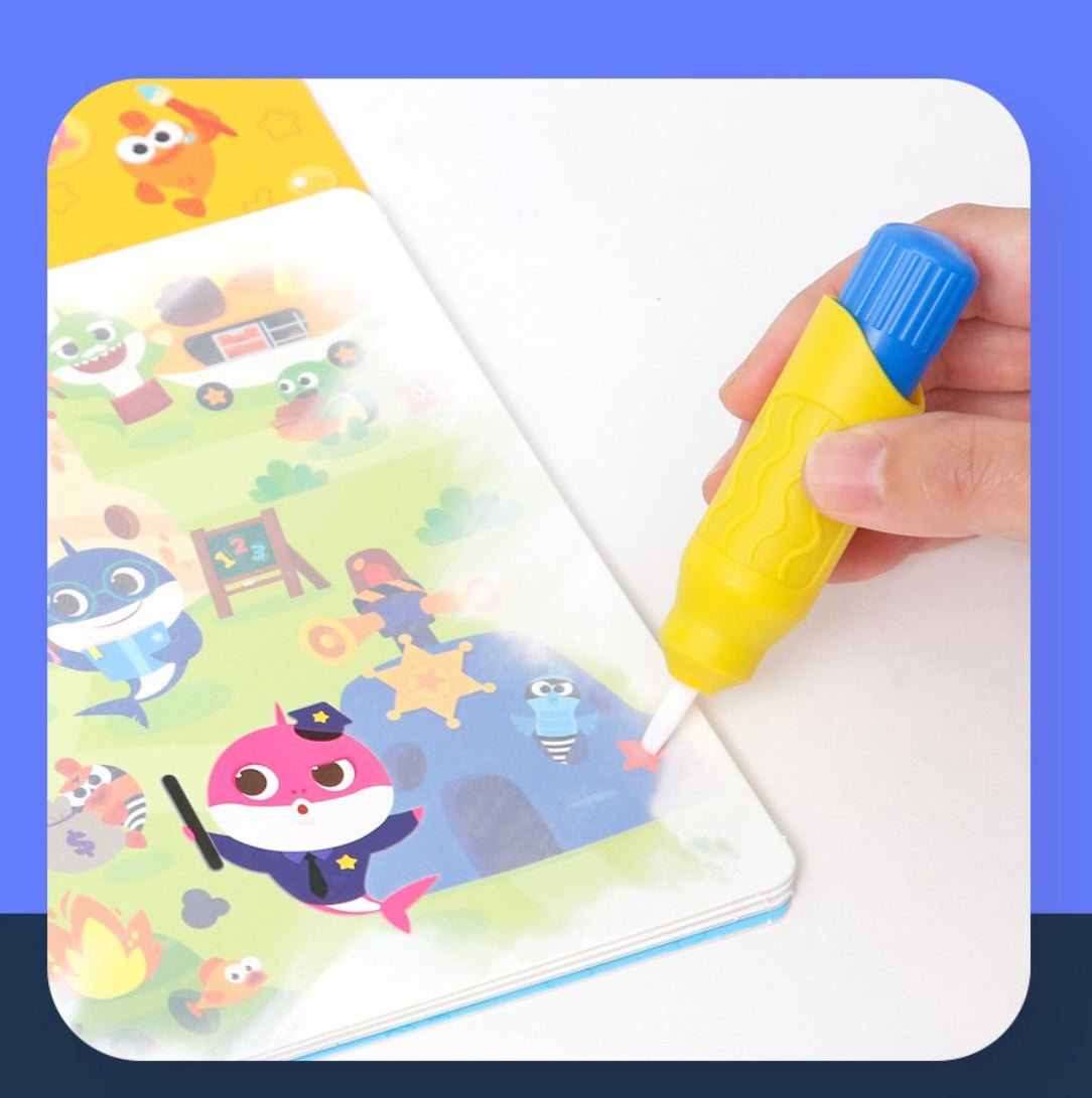 (Preorder) Pinkfong Baby Shark Water Doodle Book