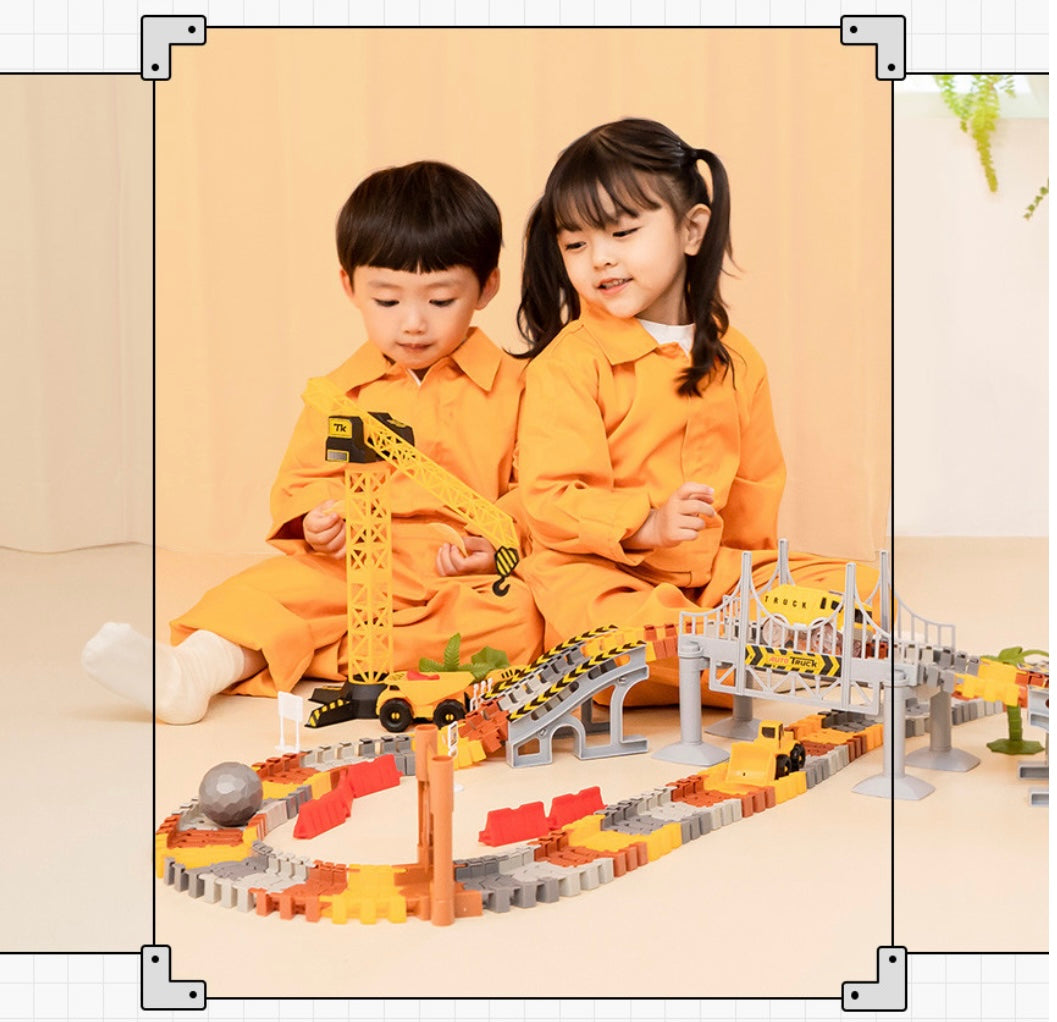 (Preorder) Heavy Vehicles Park 201 Pcs