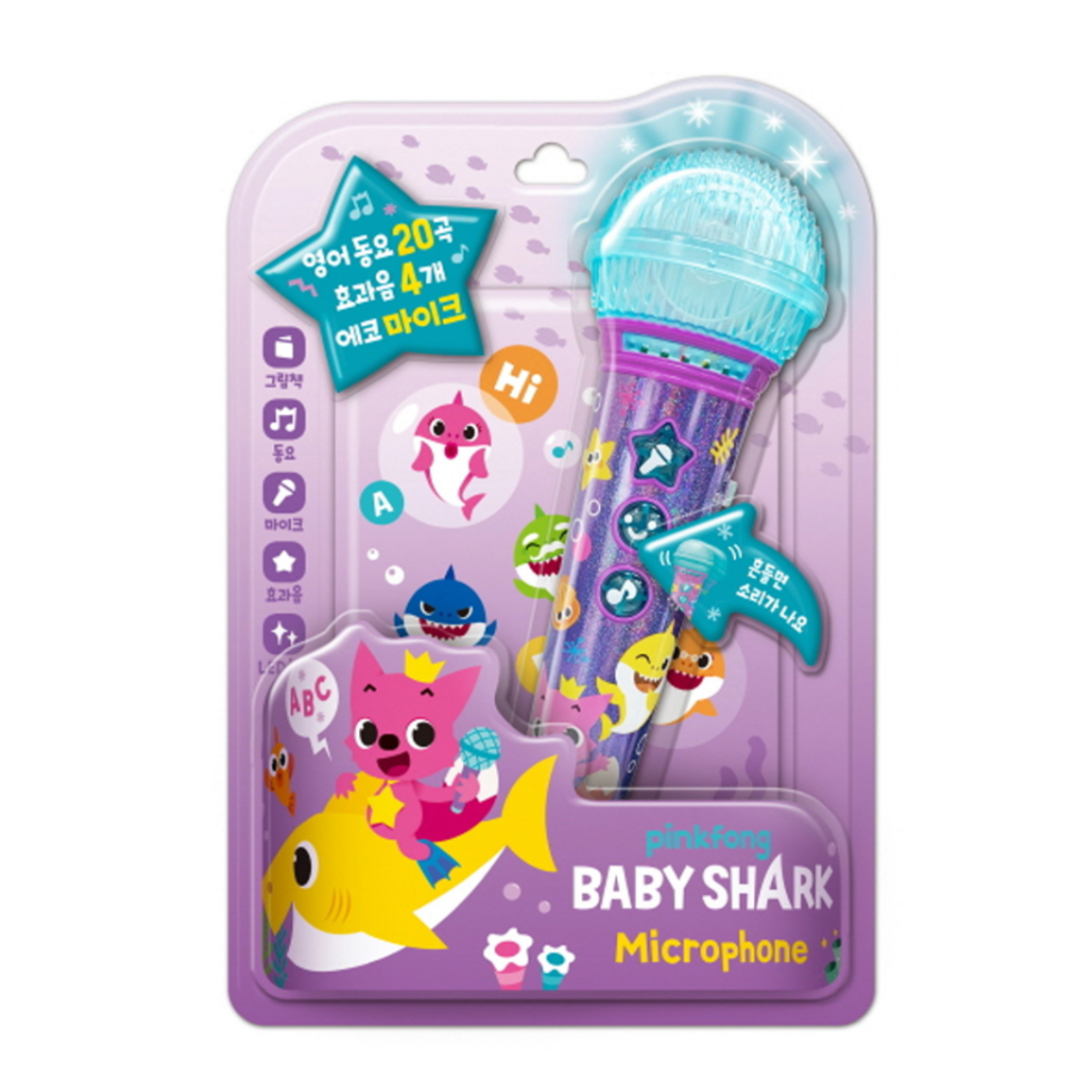(Preorder) Pinkfong Shark Family English Nursery Rhyme Microphone