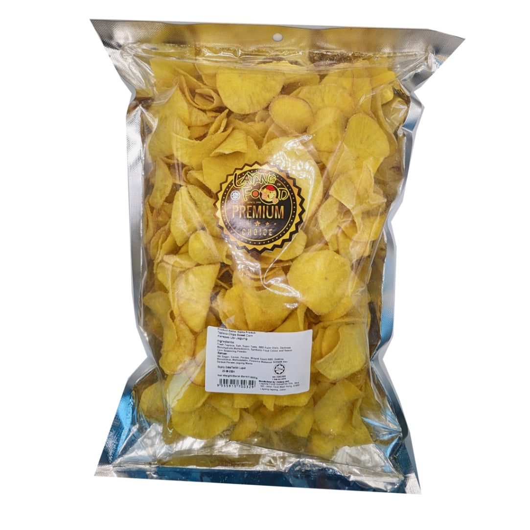 Layang Food: Tapioca Chips: Corn 500G