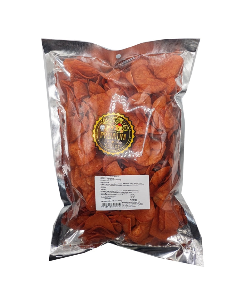 Layang Food: Tapioca Chips: Sambal Kering (Dry) 500G