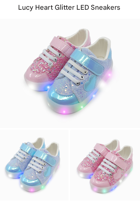 (Preorder) Toddler & Kids LED Shoes (Series I) Large Sizes