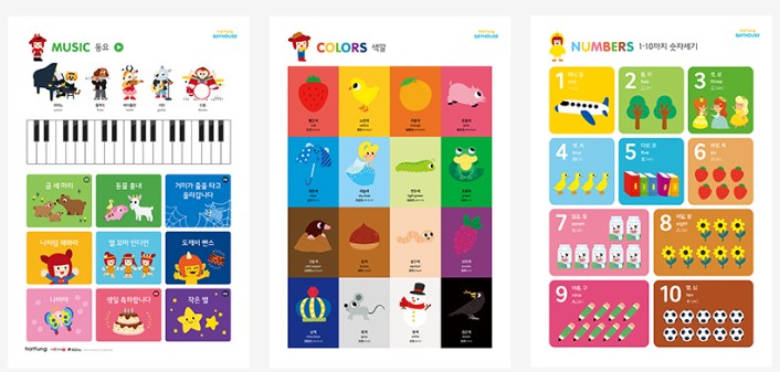 (Preorder) Baby/Toddler Folding Screen with Magnetic Board/Mirror/ Nursery Rhyme/ Pictures