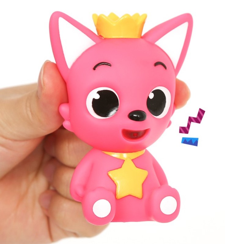 (Preorder) Pinkfong Shark Family Bath Water Gun Toy Set of 5