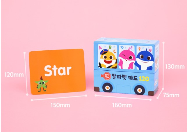 (Preorder) Pingfong Alphabet Card- 120 pieces
