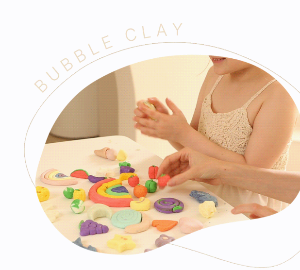 Natural Bubble Clay