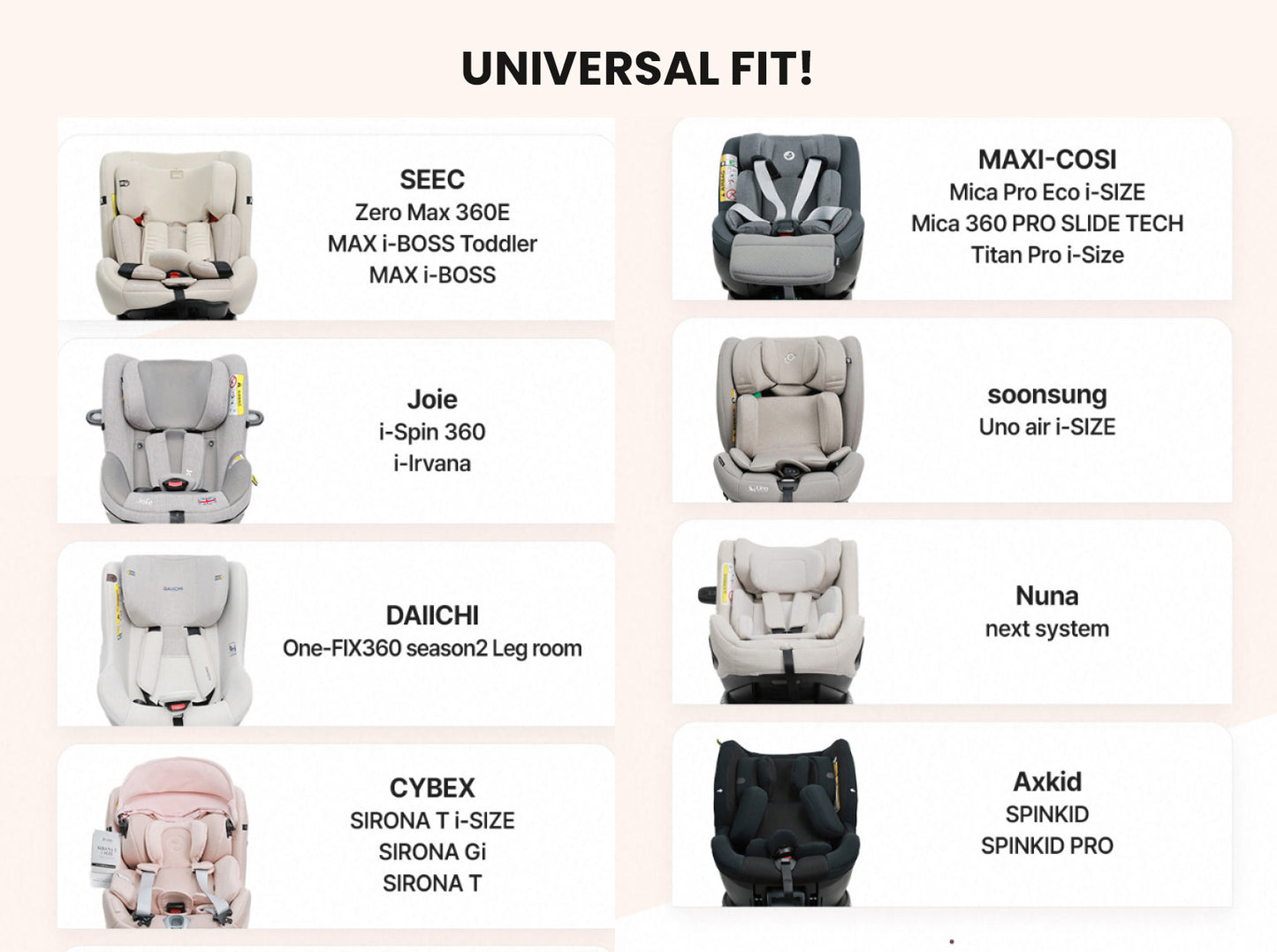 Car Seat Cover (Made in Korea)