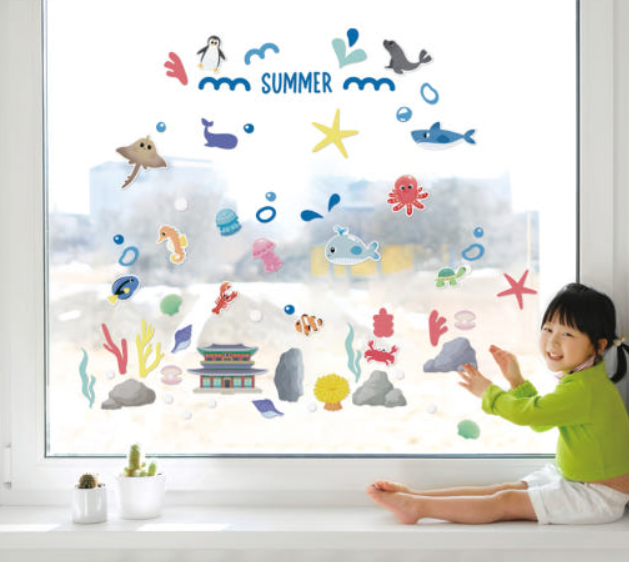 Removable Marine Stickers