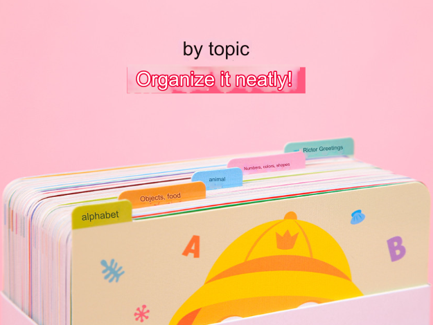 (Preorder) Pingfong Alphabet Card- 120 pieces