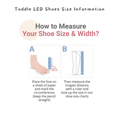 (Preorder) Toddler & Kids LED Shoes (Series B)