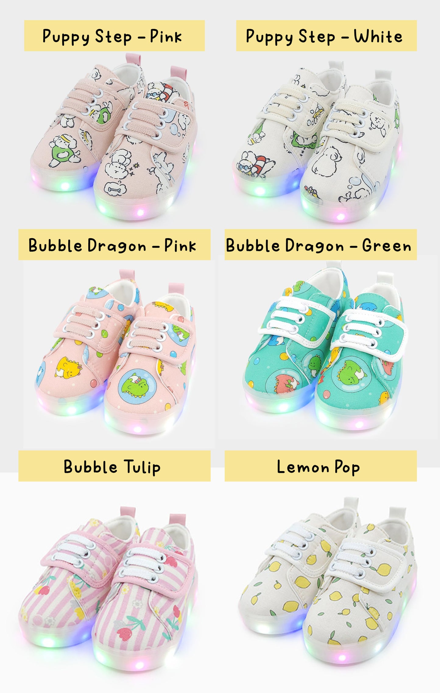 (Preorder) Toddler & Kids LED Shoes (Series J)
