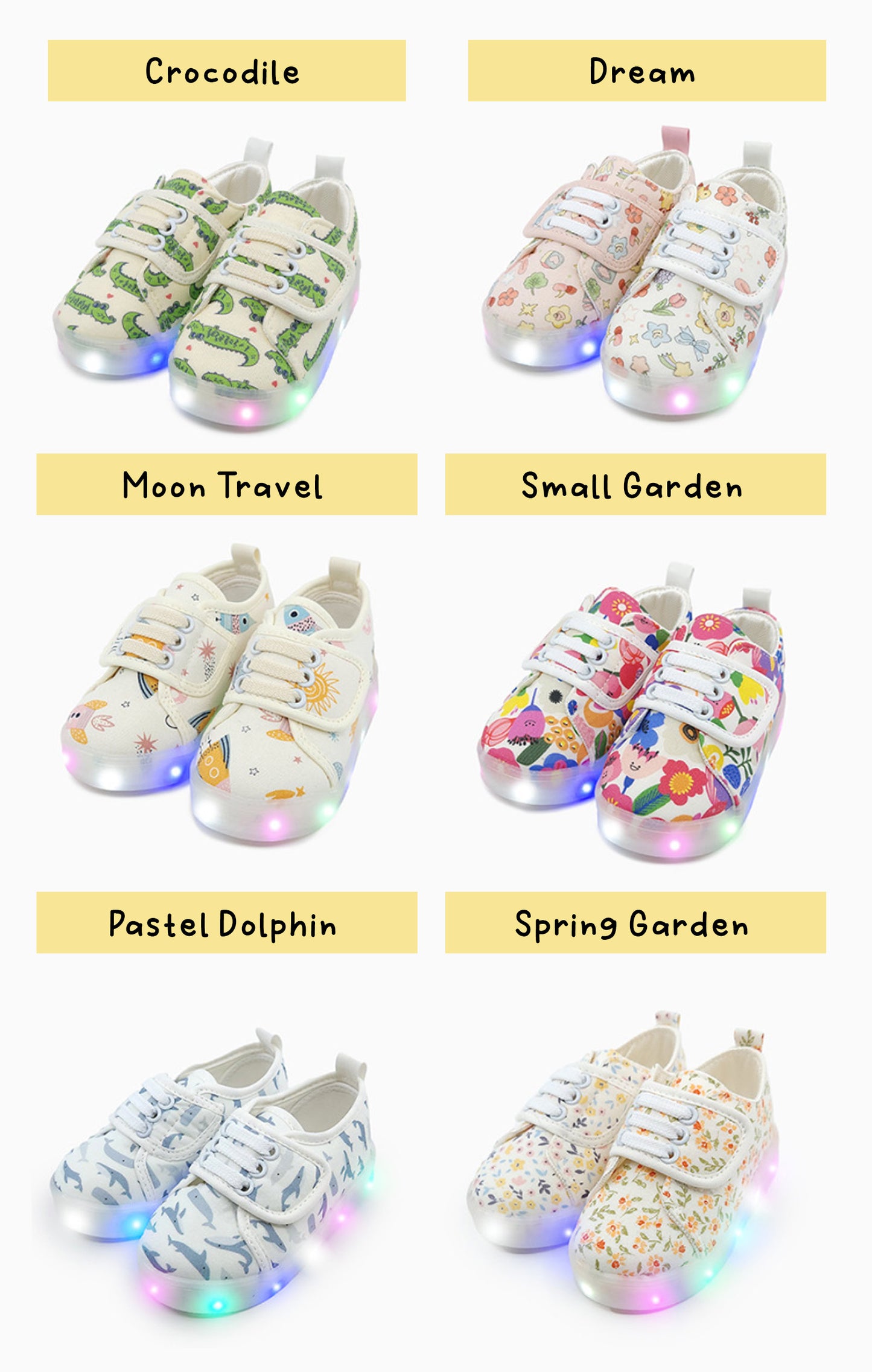 (Preorder) Toddler & Kids LED Shoes (Series J)