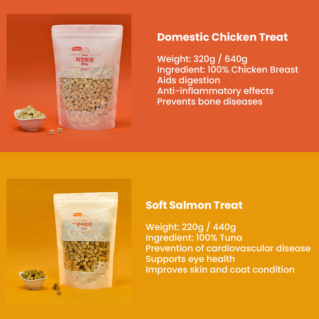 Freeze-Dried Chicken and Salmon Treat for Dogs and Cats (B)