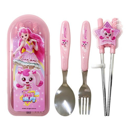 Training Chopsticks with Fork and Spoon