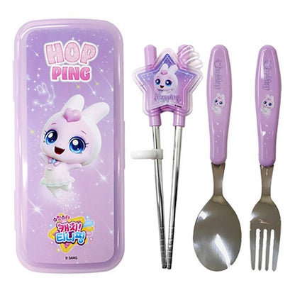 Training Chopsticks with Fork and Spoon