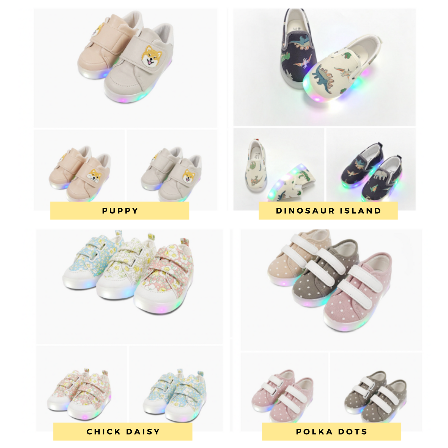 (Preorder) Toddler & Kids LED Shoes (Series B)