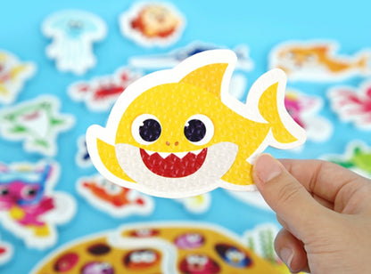 (Preorder) Pinkfong Baby Shark Bath Stickers