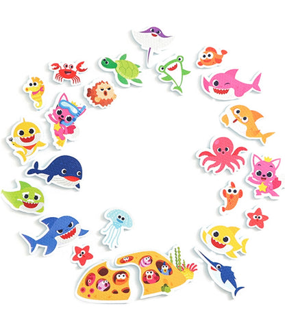 (Preorder) Pinkfong Baby Shark Bath Stickers