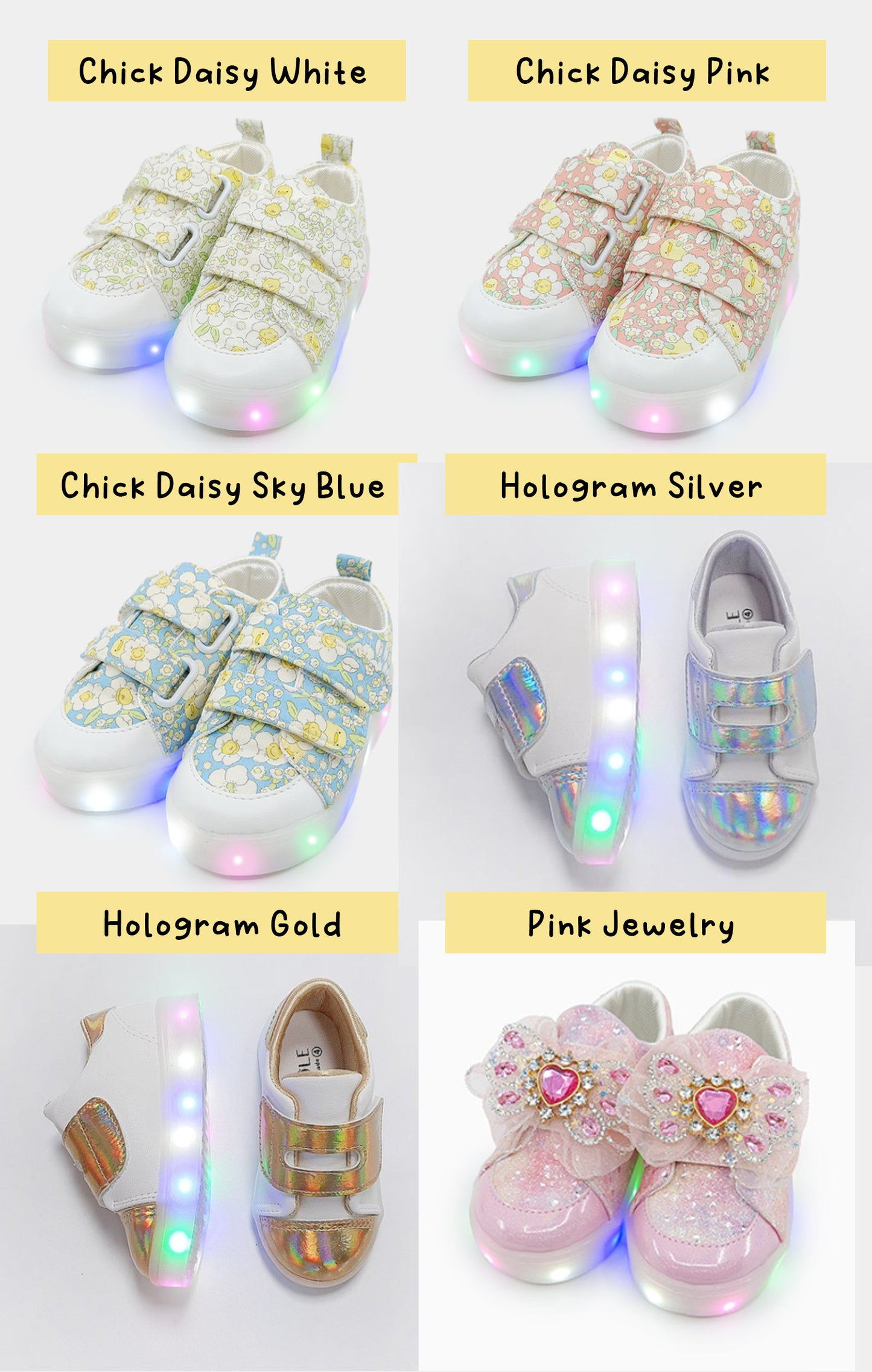 (Preorder) Toddler & Kids LED Shoes (Series J)