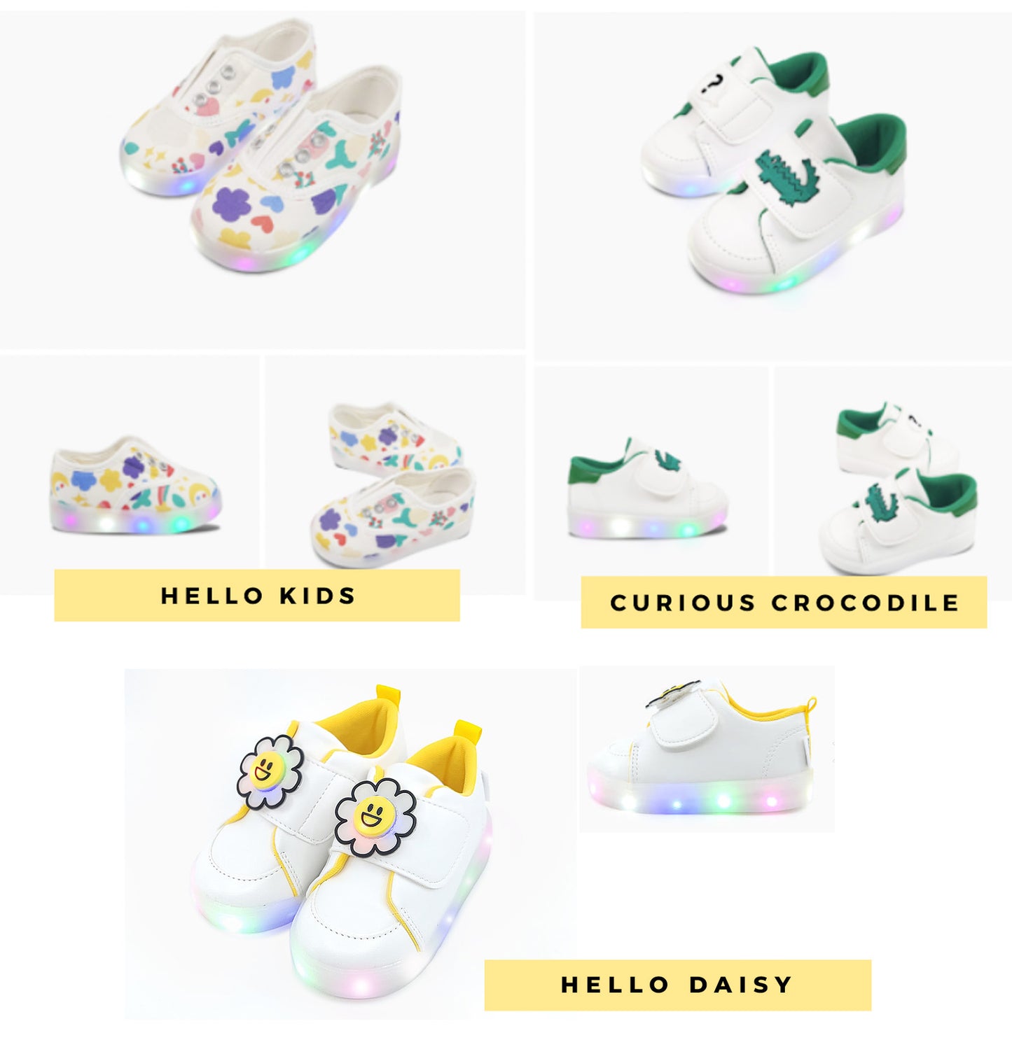 (Preorder) Toddler & Kids LED Shoes (Series A)