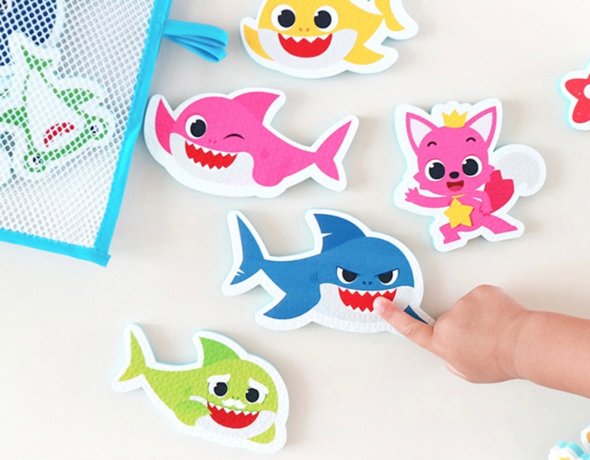 (Preorder) Pinkfong Baby Shark Bath Stickers