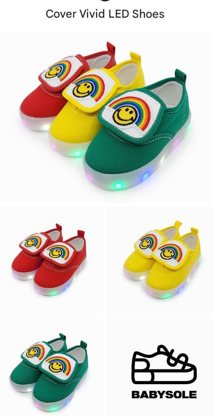 (Preorder) Toddler & Kids LED Shoes (Series I)