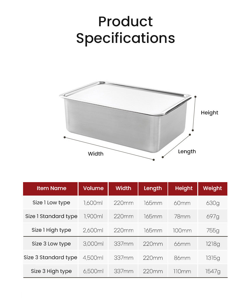 Ever Sten Block Container (Kimchi/ Vege)
