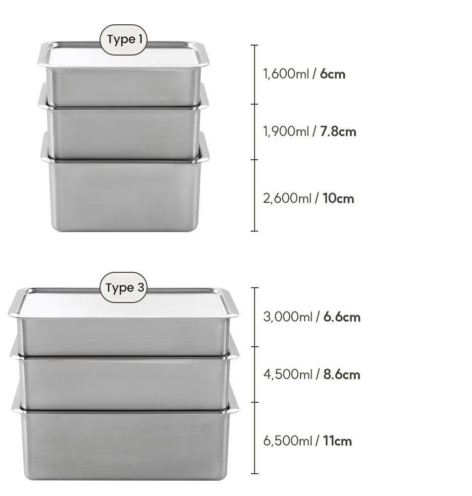 Ever Sten Block Container (Kimchi/ Vege)