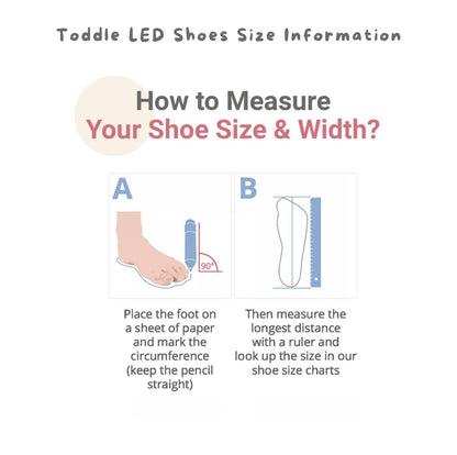 (Preorder) Toddler & Kids LED Shoes (Series E)