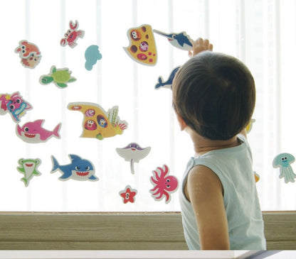 (Preorder) Pinkfong Baby Shark Bath Stickers