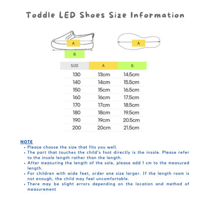 (Preorder) Toddler & Kids LED Shoes (Series F)