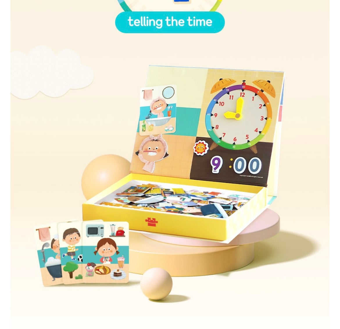 (Preorder) Tick Tock Clock Box Magnet (L)