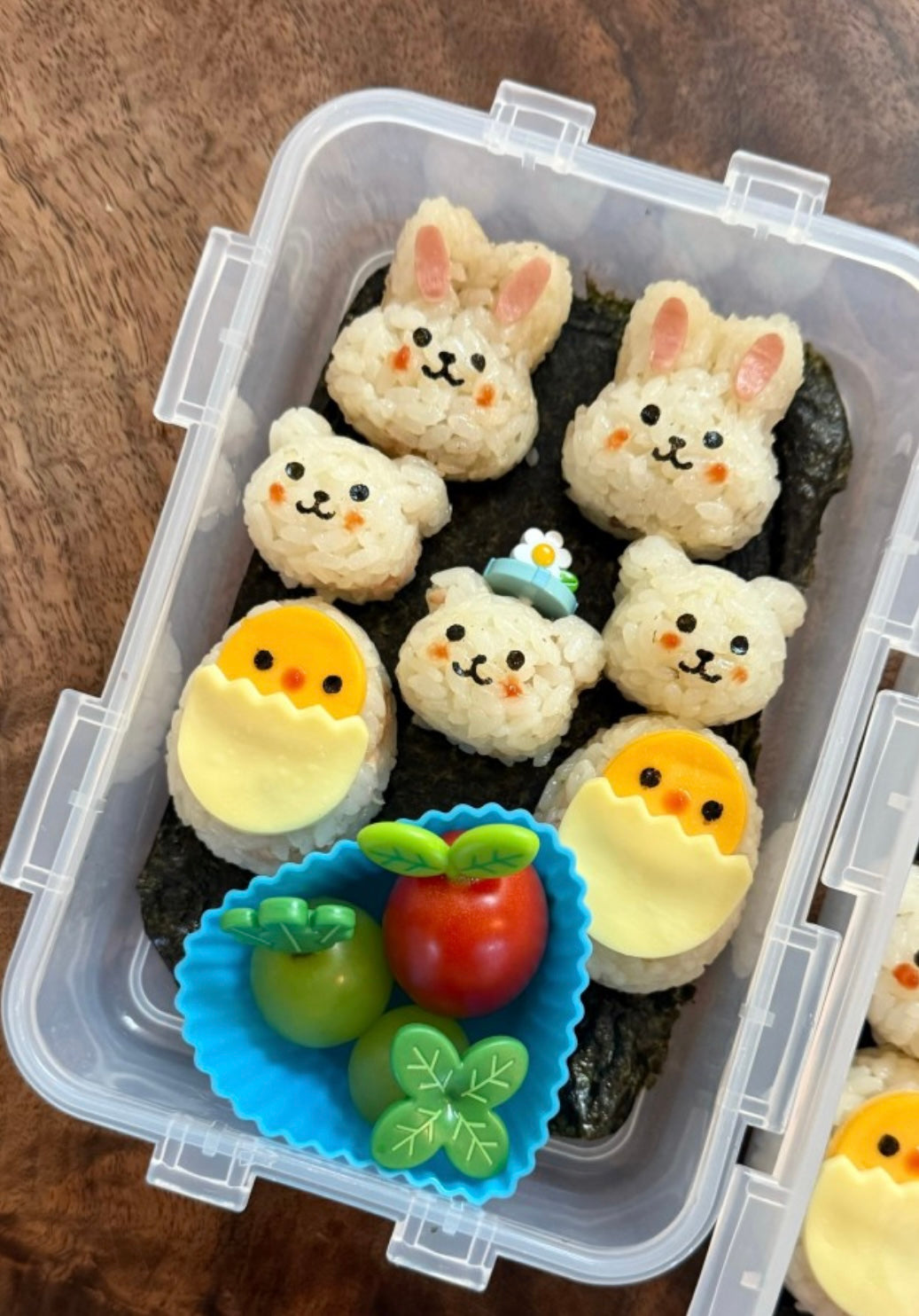 Animal Rice Ball and Seaweed Punch Set