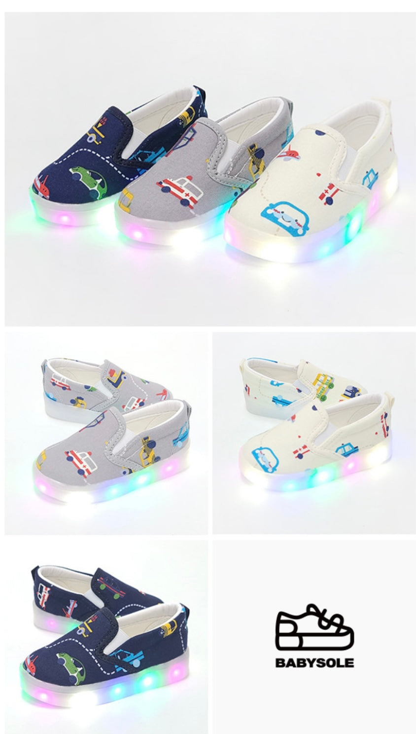 (Preorder) Toddler & Kids LED Shoes (Series C)