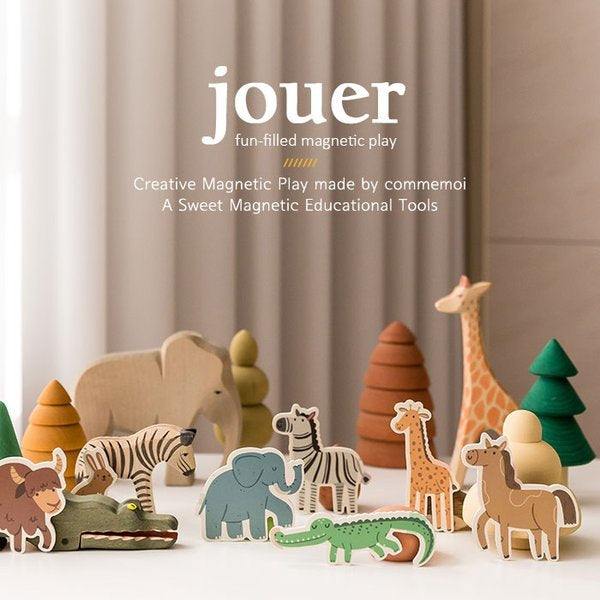 (Preorder) Jouer Animal Set Magnet (X)