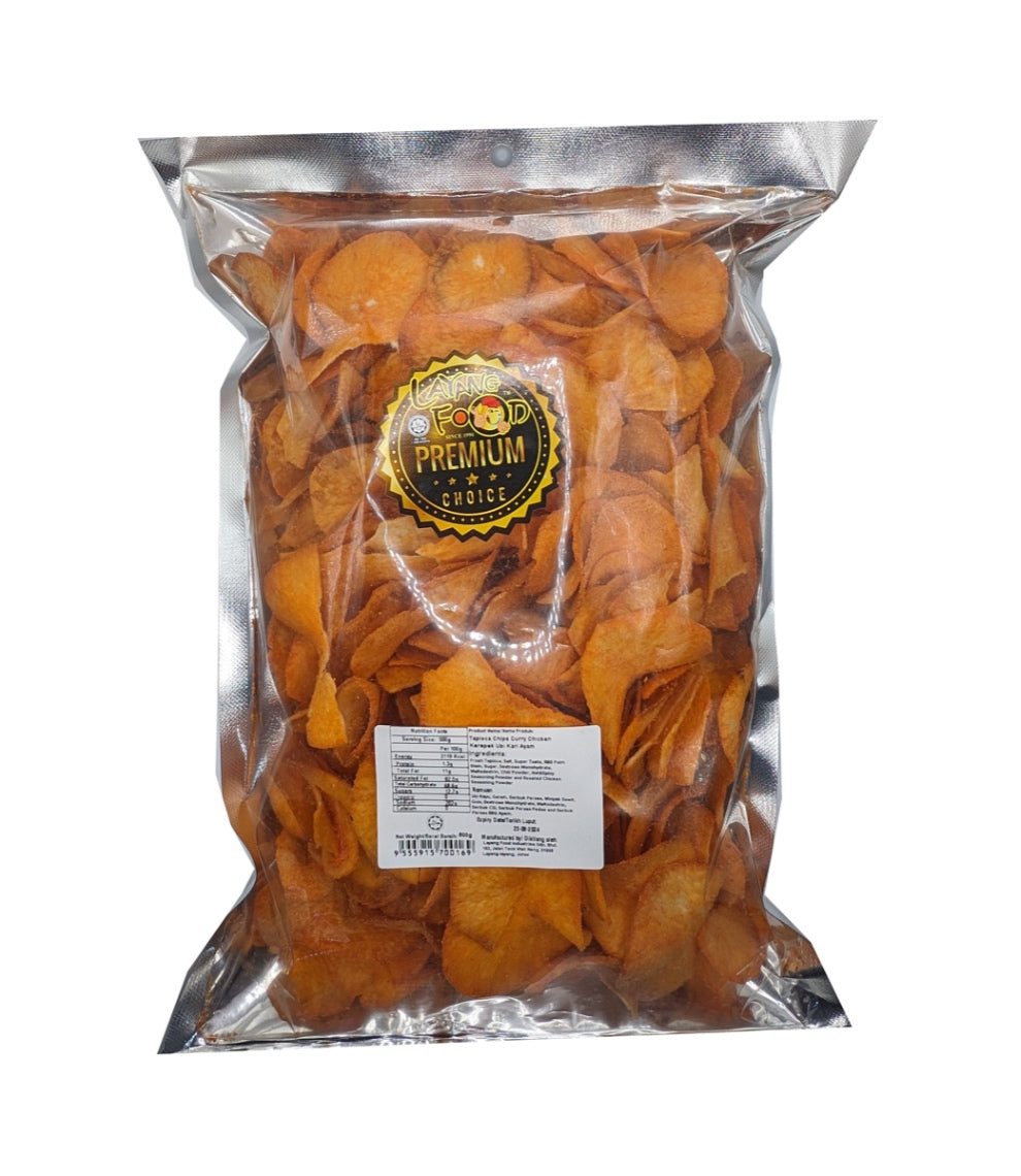 Layang Food: Tapioca Chips: BBQ 500G