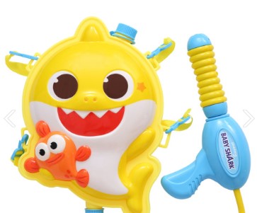 (Preorder) Baby Shark Water Gun Backpack