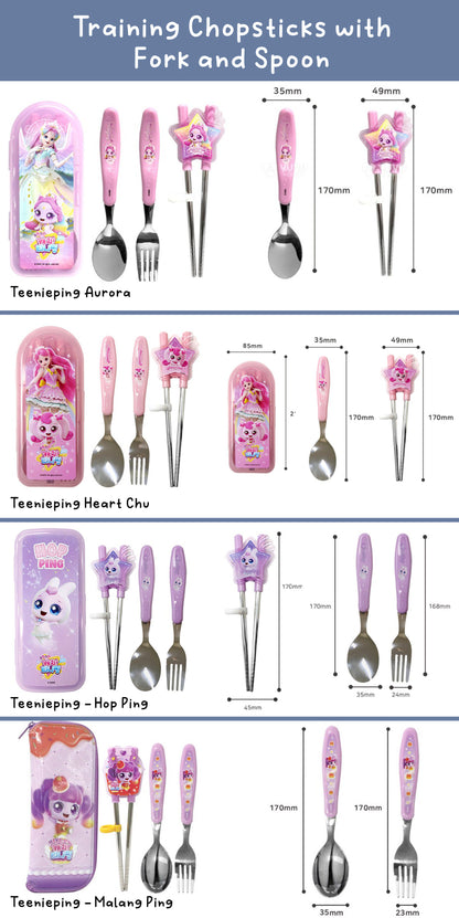 Training Chopsticks with Fork and Spoon