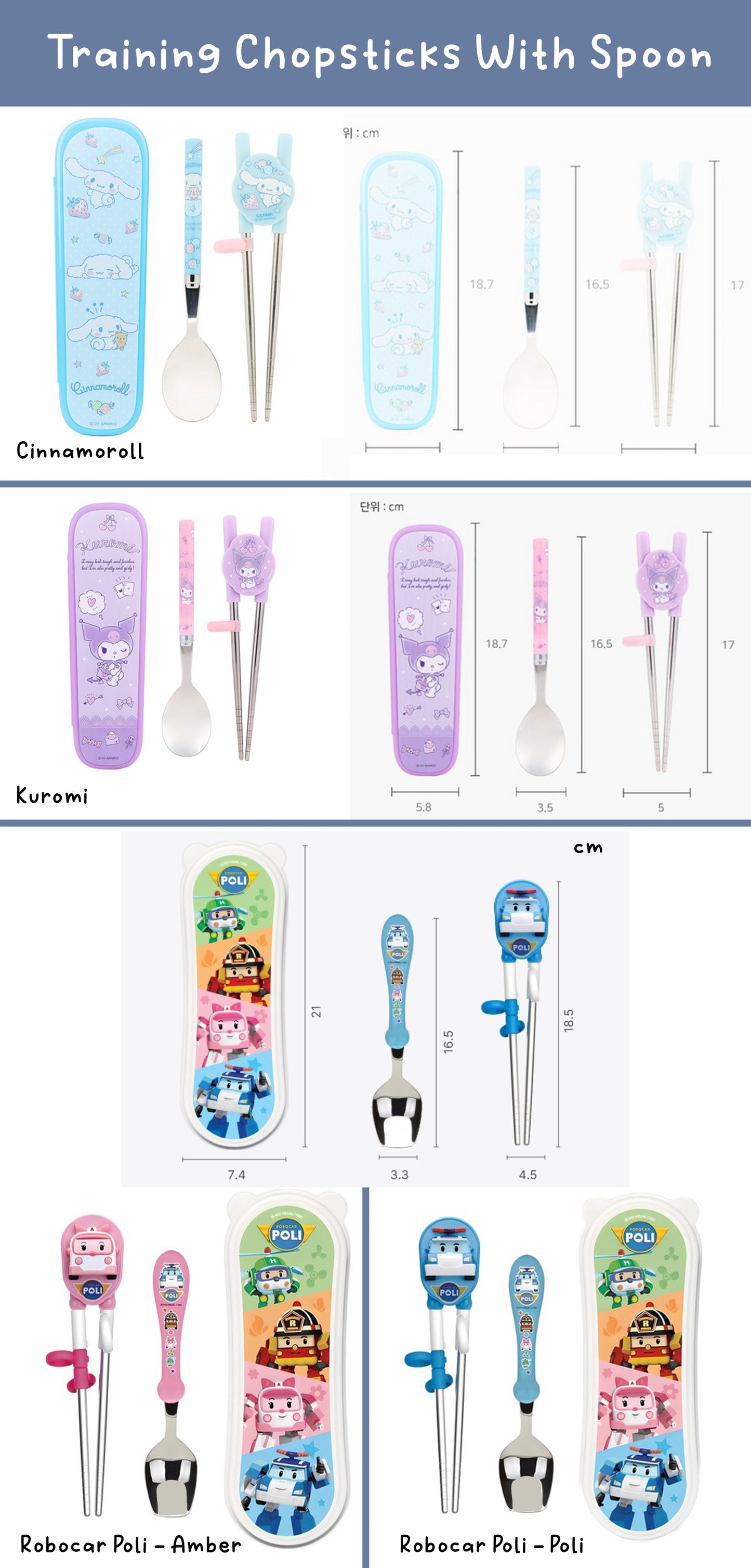 Training Chopsticks with Spoon