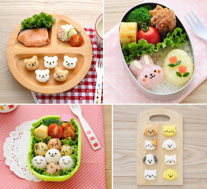 Animal Rice Ball and Seaweed Punch Set