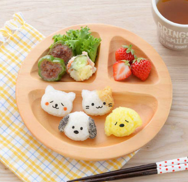 Animal Rice Ball and Seaweed Punch Set