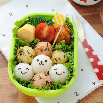 Animal Rice Ball and Seaweed Punch Set