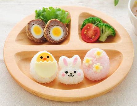 Animal Rice Ball and Seaweed Punch Set